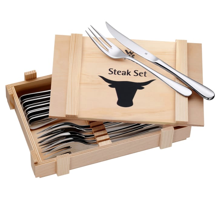 Geschenkidee grillbestik 12 dele, Rustfrit stål WMF
