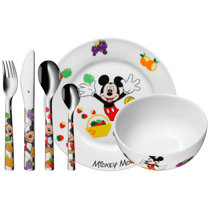 WMF børneservice 6 dele - Mickey Mouse - WMF
