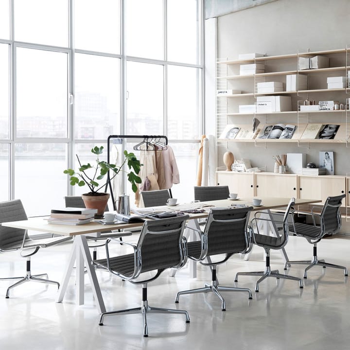 Works konferencebordsplade, hvid laminat Works