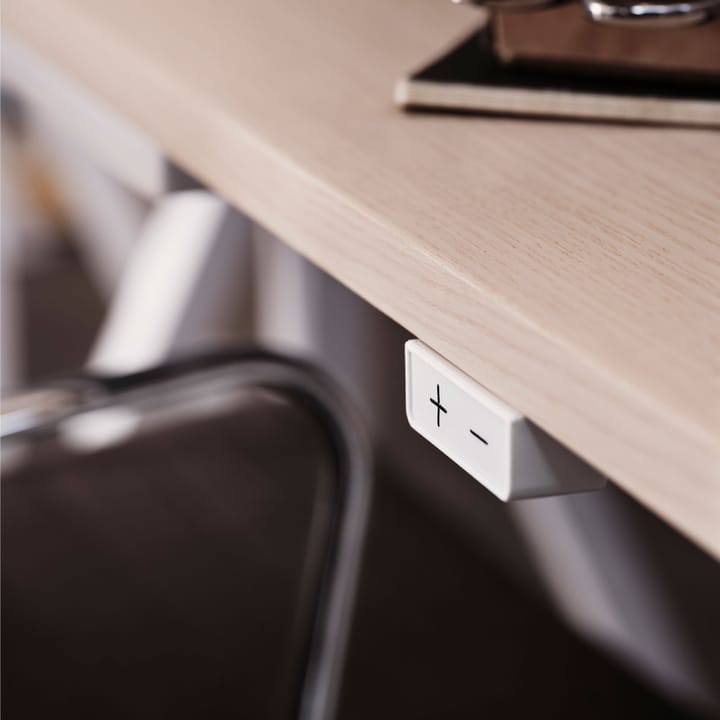 Works konferencebordsplade, hvid laminat Works