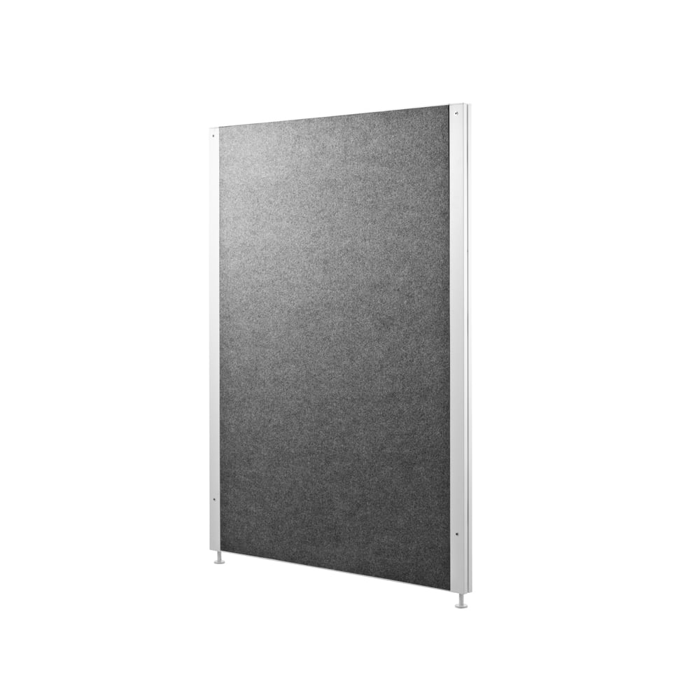 Works ramme til fritstående hylde 1-pak hvid/grå, inkl. filt væg