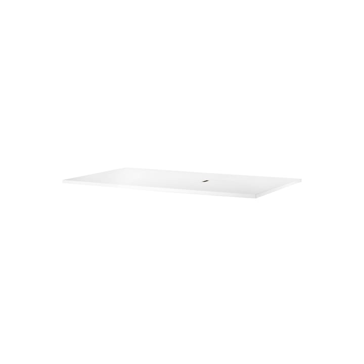 Works skrivebordsplade - hvid laminat, 140 cm - Works