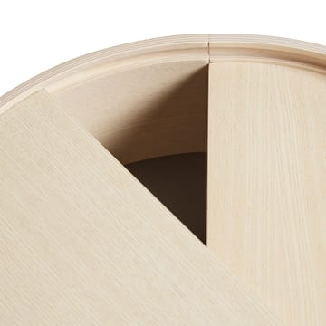 Arc sofabord Ø66 cm - hvidpigmenteret ask - Woud
