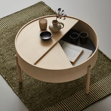 Arc sofabord Ø66 cm - hvidpigmenteret ask - Woud