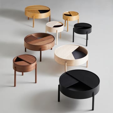Arc sofabord Ø66 cm - Valnød - Woud