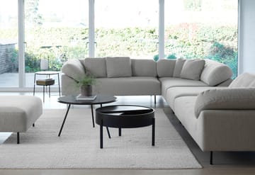 Arc sofabord Ø89 cm - Sortmalet ask - Woud