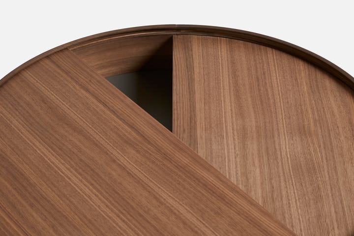Arc sofabord Ø89 cm, Valnød Woud
