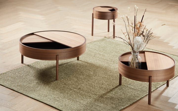 Arc sofabord Ø89 cm, Valnød Woud
