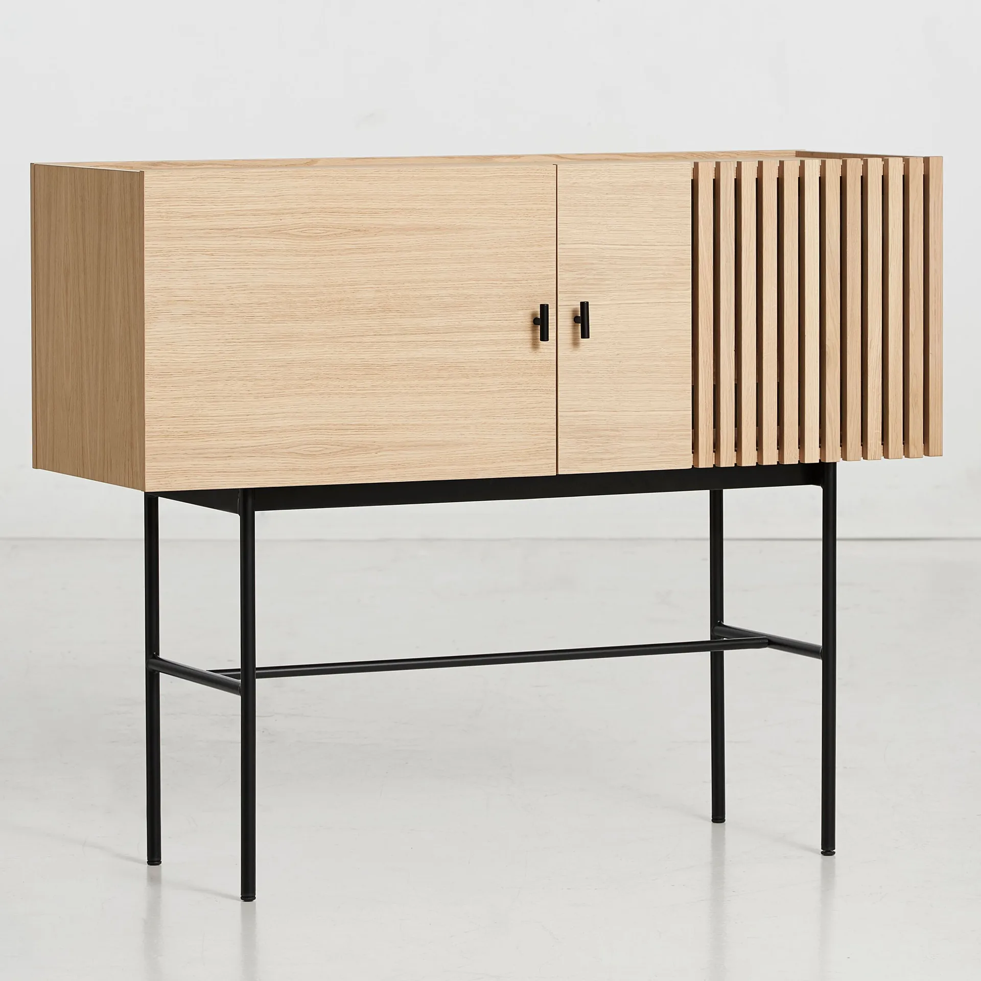 Array sidebord, 120 cm, Hvidpigmenteret egetræ Woud