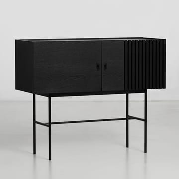 Array sidebord, 120 cm - sortmalet egetræ - Woud