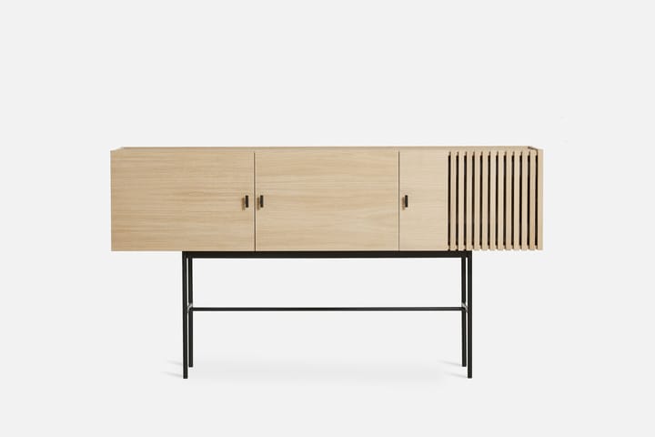 Array sidebord, 180 cm, Hvidpigmenteret eg Woud