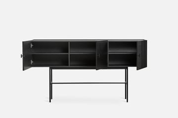 Array sidebord, 180 cm - Sortmalet eg - Woud