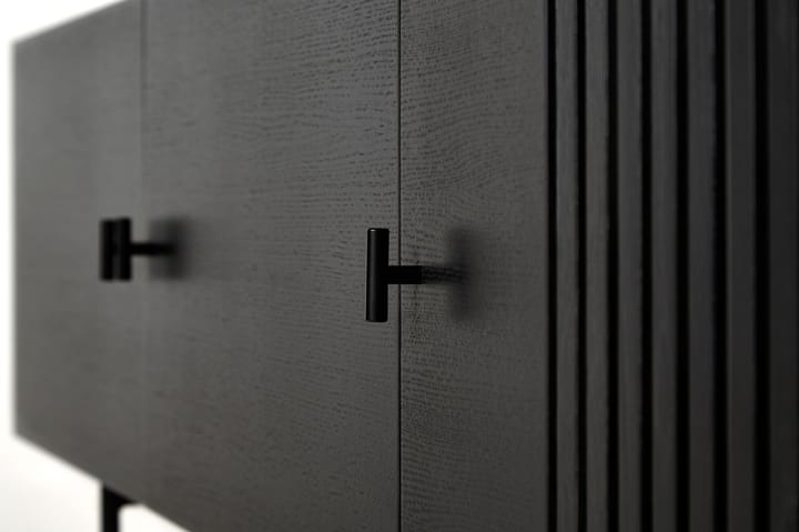 Array sidebord, 180 cm, Sortmalet eg Woud