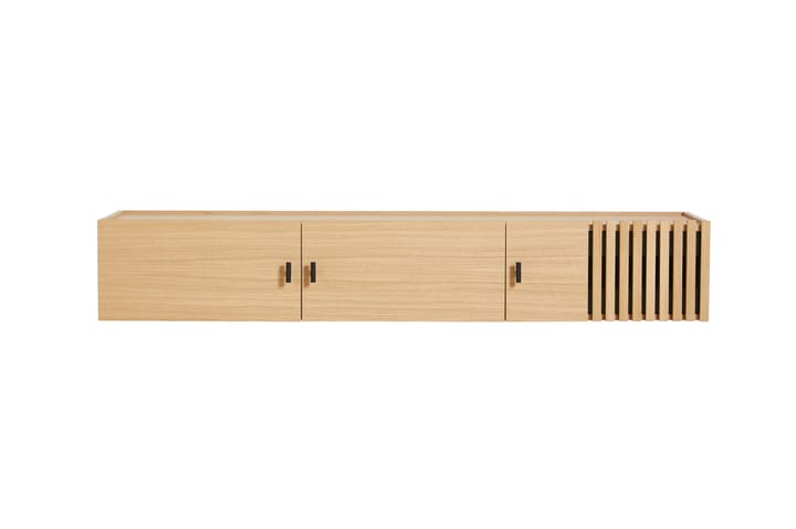 Array sidebord vægmonteret, 150 cm, Hvidpigmenteret eg Woud