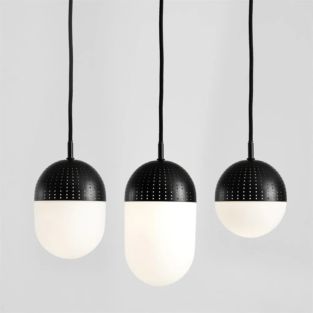 Dot loftslampe medium, sort Woud