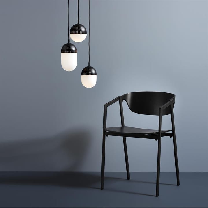 Dot loftslampe small, sort Woud