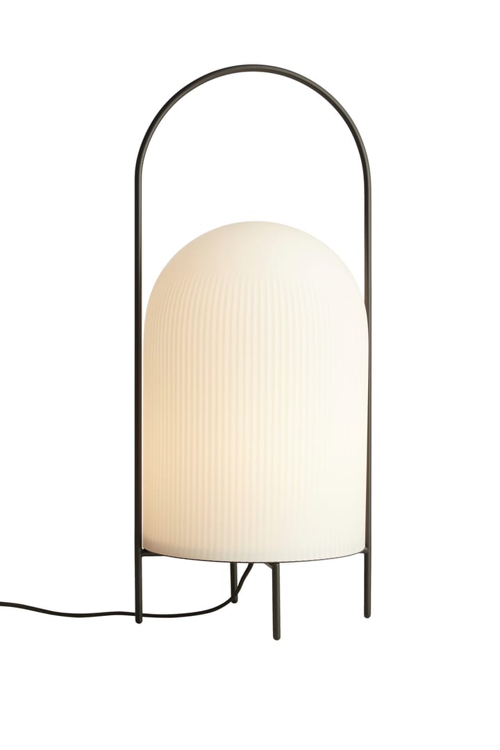 Ghost gulvlampe, Sort-hvidt opalglas Woud