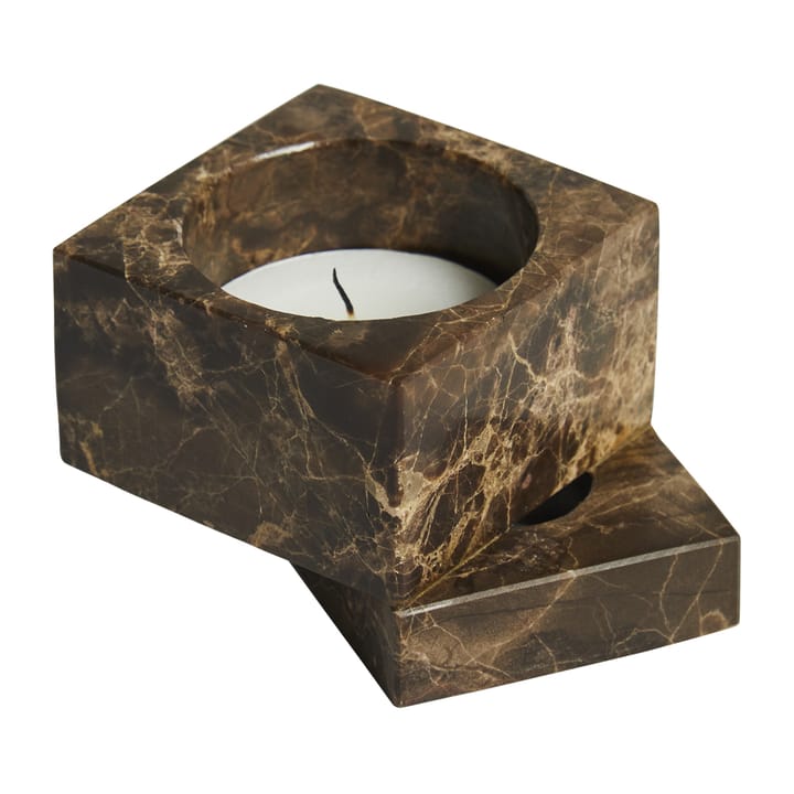 Jeu de dés 1 lysholder marmor, Grøn Woud