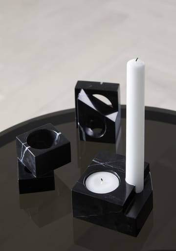 Jeu de dés 1 lysholder marmor - Sort - Woud