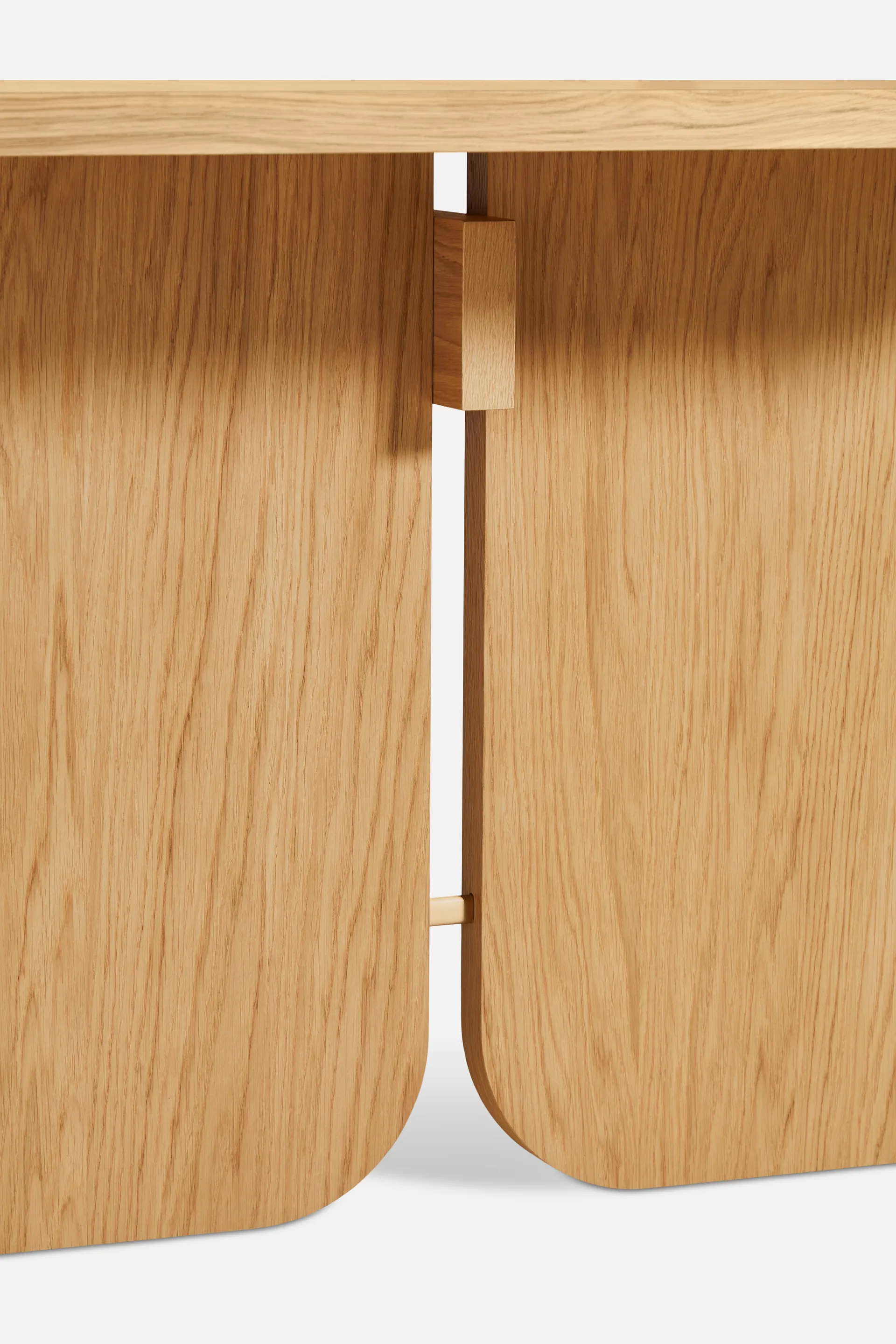 Kimono spisebord 240x90 cm, Hvidpigmenteret lakeret eg Woud