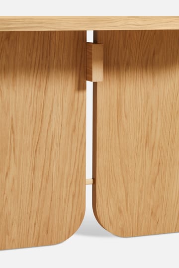 Kimono spisebord 240x90 cm - Hvidpigmenteret lakeret eg - Woud