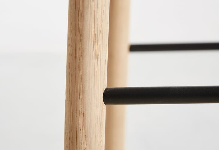 Mono barstol 65 cm, Hvidpigmenteret eg Woud