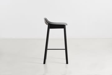 Mono barstol 65 cm - Sortmalet ask - Woud