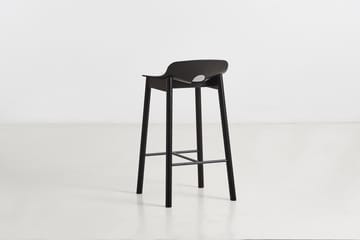Mono barstol 65 cm - Sortmalet ask - Woud