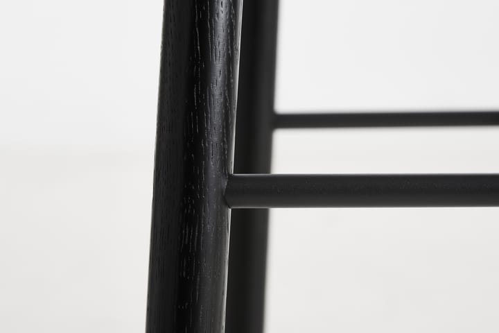 Mono barstol 65 cm, Sortmalet ask Woud