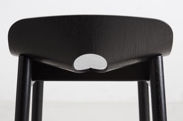 Mono barstol 65 cm - Sortmalet ask - Woud