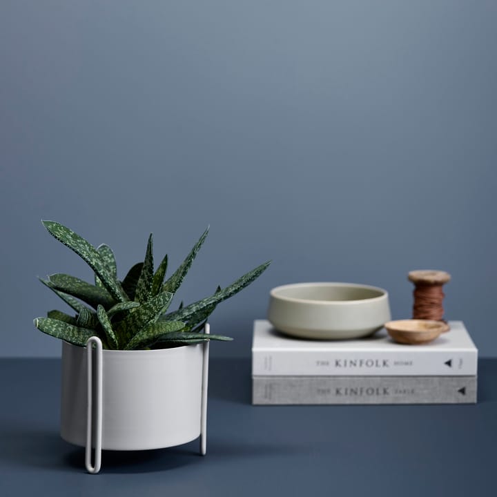Pidestall planteopsats small Ø15 cm, Grå Woud