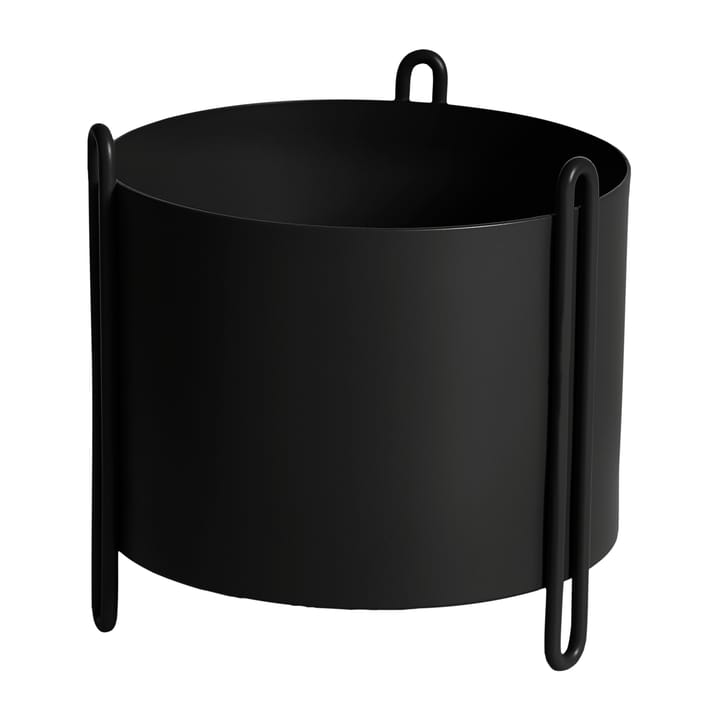 Pidestall planteopsats small Ø15 cm - Sort - Woud