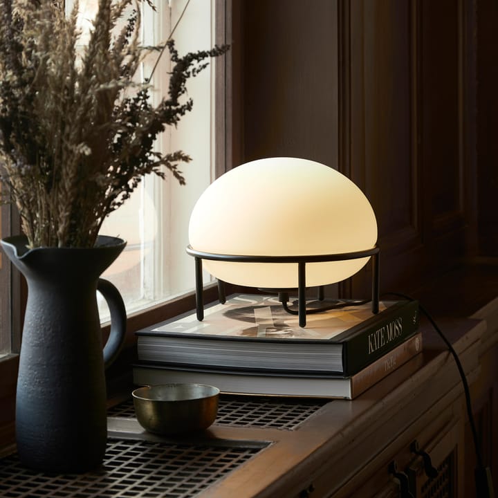 Pump bordlampe, sort, opal Woud