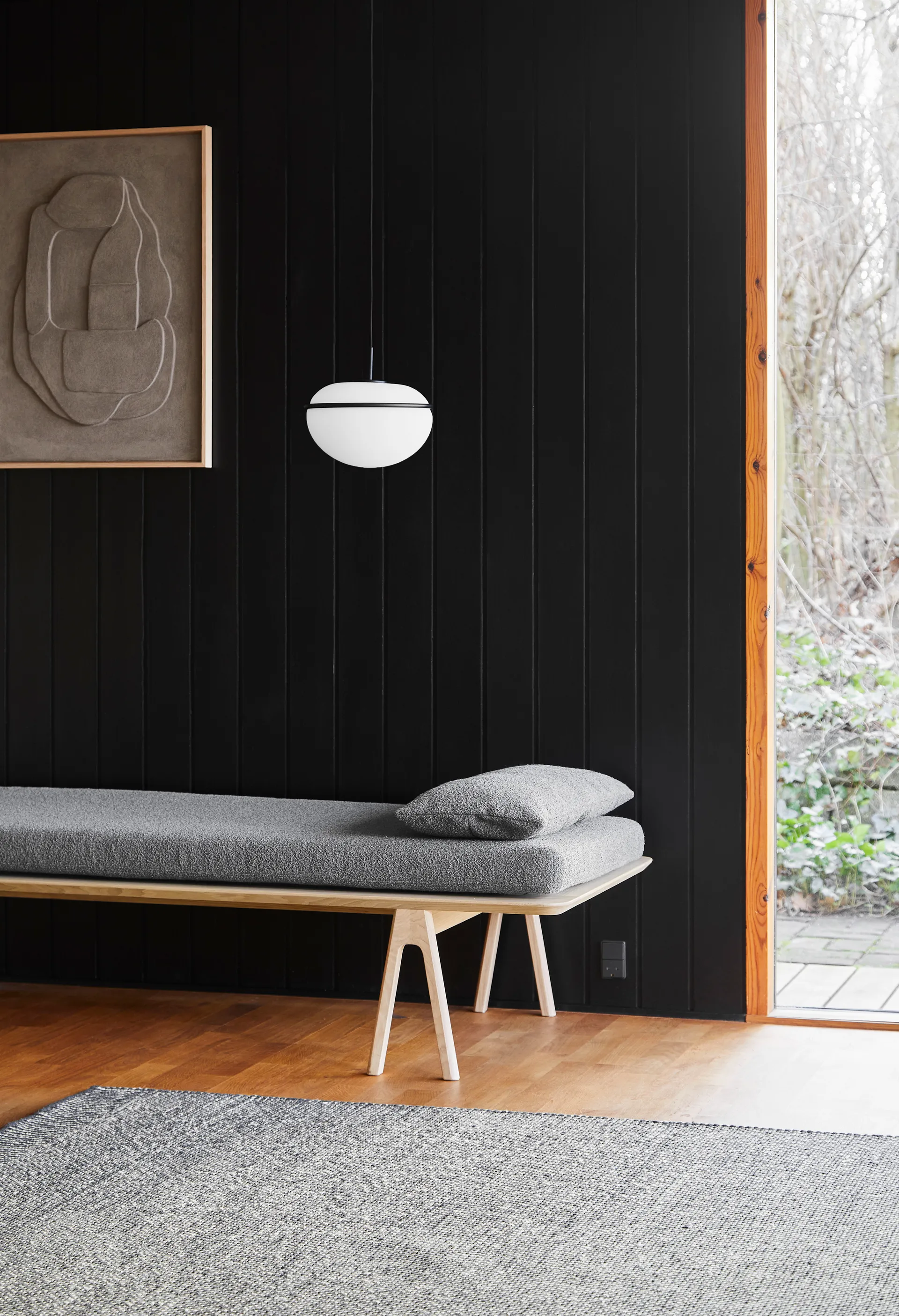 Rombo tæppe grå, 170x240 cm Woud