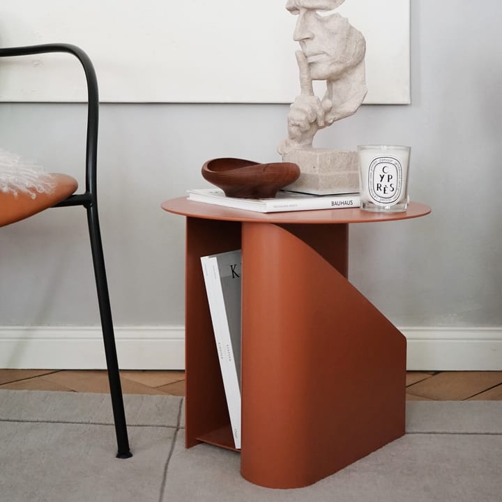 Sentrum sidebord, Burnt orange Woud