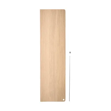 Stedge Add-on hylde - Hvidpigmenteret eg-børstet stål - Woud