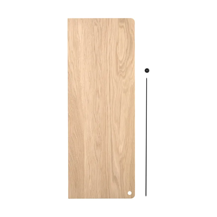 Stedge Add-on hylde - Hvidpigmenteret eg-sort, 60 cm - Woud