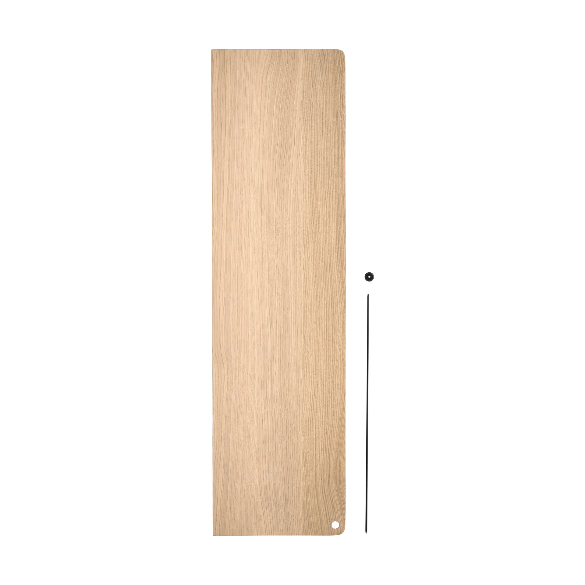 Stedge Add-on hylde, Hvidpigmenteret eg-sort, 80 cm Woud