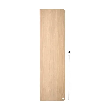 Stedge Add-on hylde - Hvidpigmenteret eg-sort, 80 cm - Woud