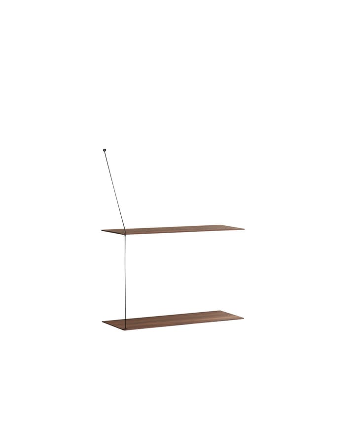 Stedge hylde 60 cm, Røget eg Woud