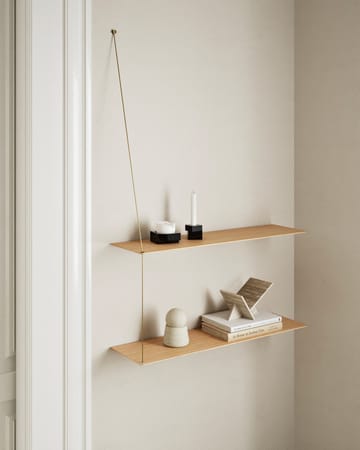 Stedge hylde 80 cm - Eg - Woud