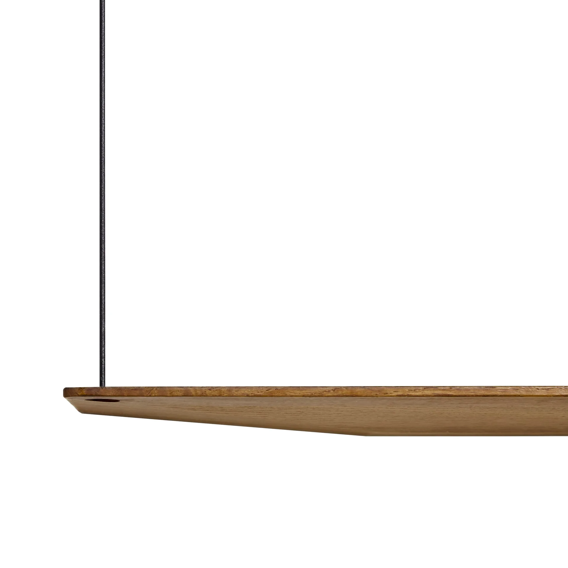 Stedge hylde 80 cm, røget eg Woud