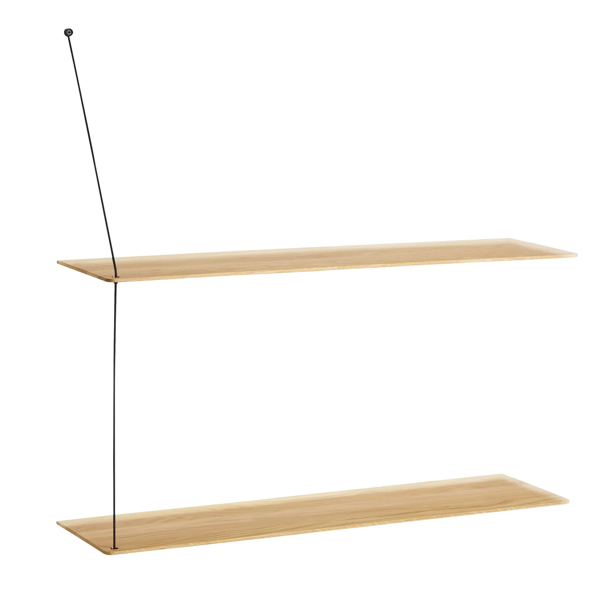 Stedge hylde, Hvidpigmenteret eg, 80 cm Woud
