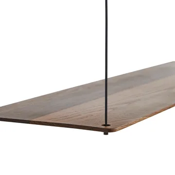Stedge hylde - Røget eg, 80 cm - Woud