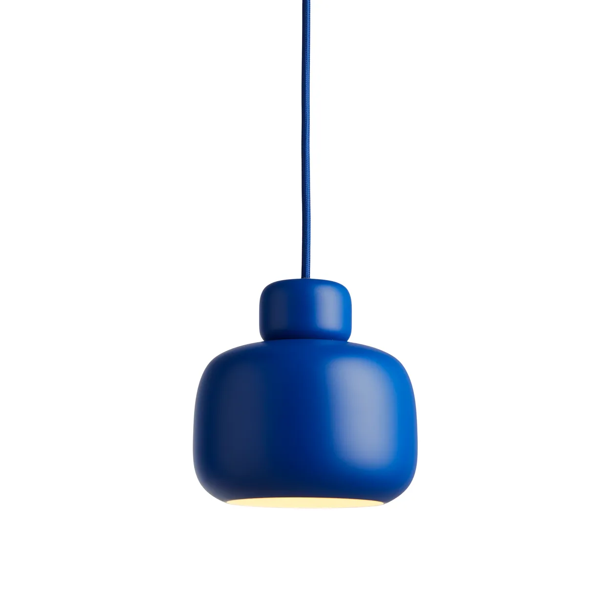 Woud Stone loftslampe small Cobalt blue