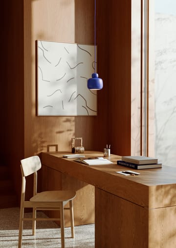 Stone loftslampe small - Cobalt blue - Woud