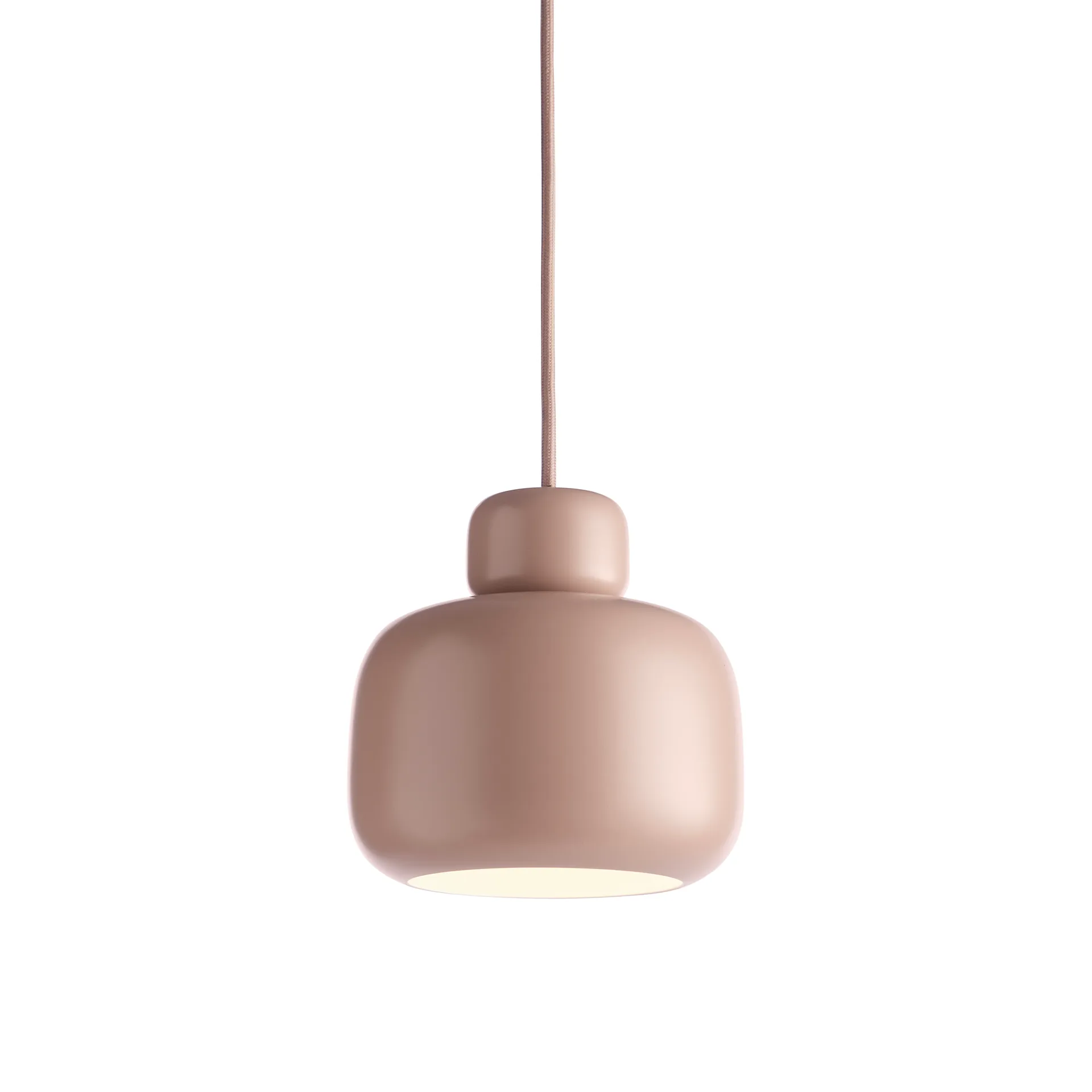 Stone loftslampe small, Dusty rose Woud