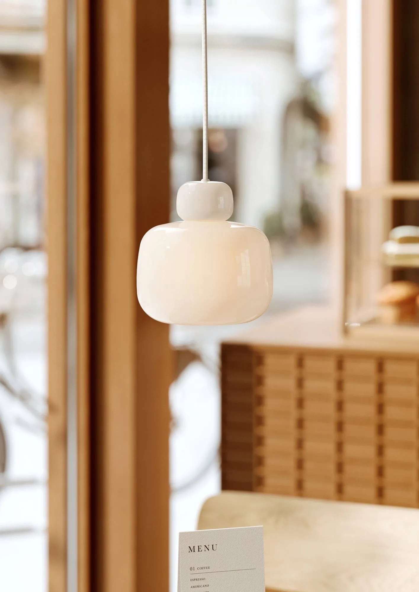 Stone loftslampe small, Lille Woud