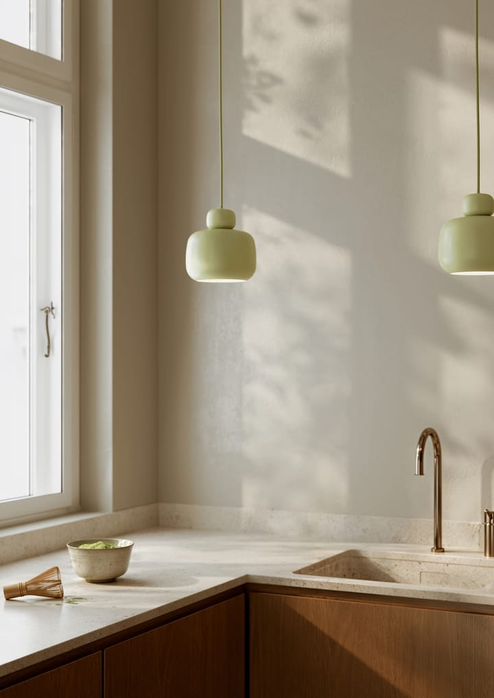 Stone loftslampe small, Matcha green Woud