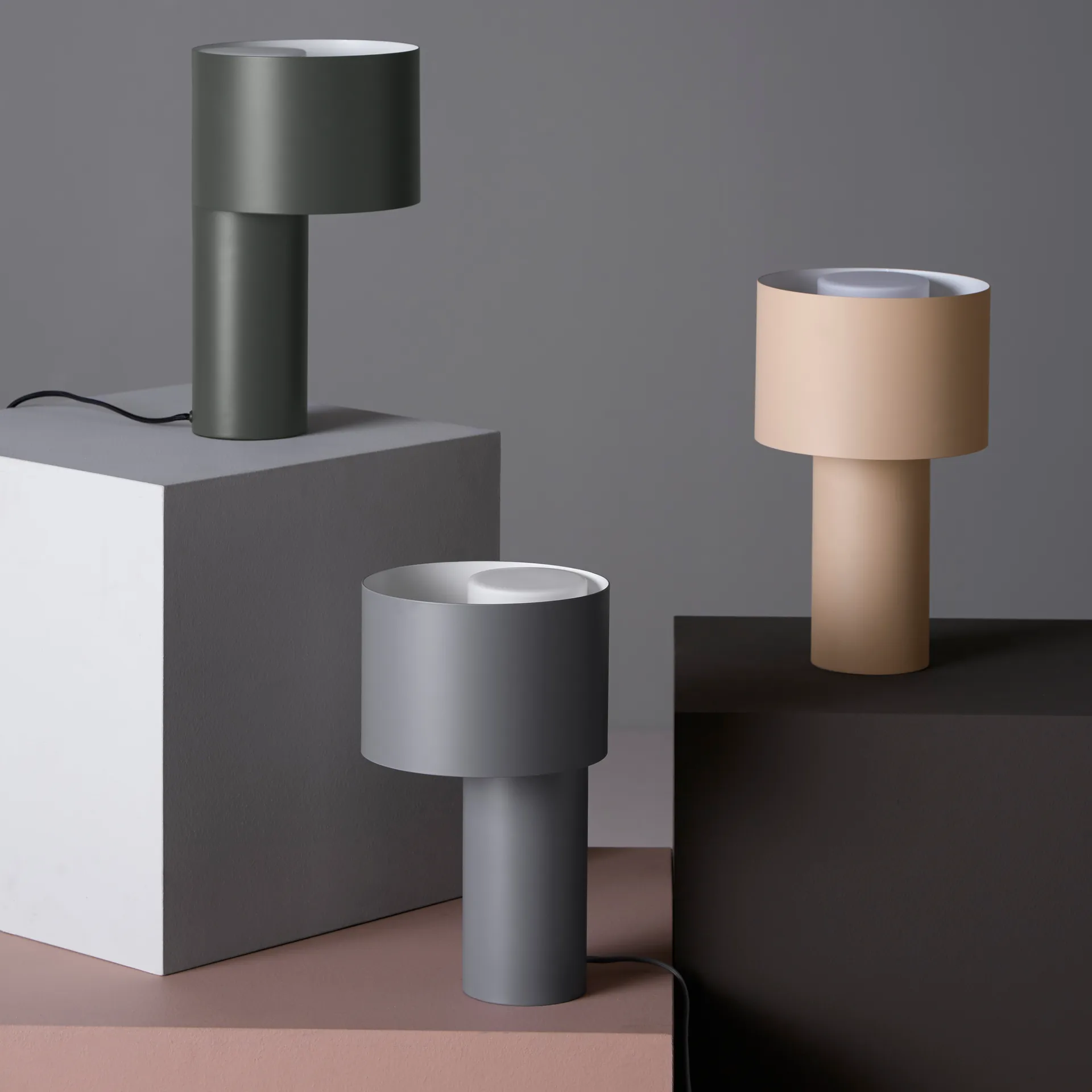 Tangent bordlampe, grøn Woud